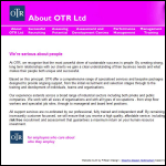 Screen shot of the Otr Ltd website.
