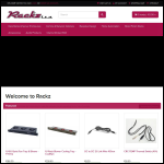 Screen shot of the Rackz website.