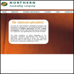 Screen shot of the Northern Handrailing Co. Ltd website.
