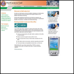 Screen shot of the Net Context Ltd website.