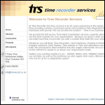 Screen shot of the Time Recorder Services website.