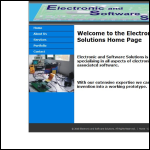 Screen shot of the Electronic & Software Solutions website.