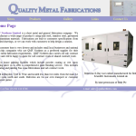 Screen shot of the Qmf Northern Ltd website.