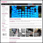 Screen shot of the Imagenta Moulding plc website.