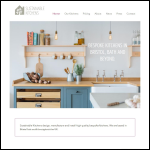 Screen shot of the Sustainable Kitchens website.