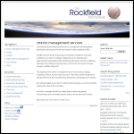 Screen shot of the The Rockfield Partnership website.