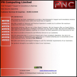Screen shot of the Pn Computing Ltd website.