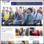Screen shot of the Newham Partnership Working website.
