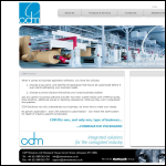 Screen shot of the C D M Solutions Ltd website.