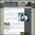 Screen shot of the Alanmasseyweddingphotography website.
