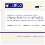 Screen shot of the Curran Publishing Service Ltd website.