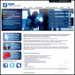 Screen shot of the S B M Safety Solutions Ltd website.