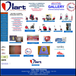 Screen shot of the Hart Total Cleaning website.
