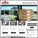 Screen shot of the Manton Hire & Sales Ltd website.