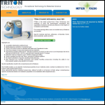 Screen shot of the Triton Technology Ltd website.