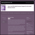 Screen shot of the Sterling Business Ltd website.