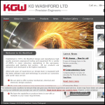 Screen shot of the K G Washford Ltd website.