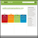 Screen shot of the Audiovox Incaar Systems Gmbh website.