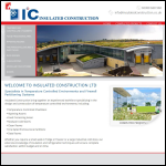 Screen shot of the Insulated Construction Ltd website.