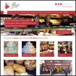 Screen shot of the Mrs Ray's Pudding Co. (M Ray Ltd) website.