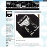 Screen shot of the Sideline Screenprinting website.