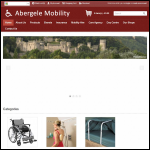 Screen shot of the Abergele Mobility website.