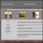 Screen shot of the Allan J Gray website.