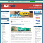 Screen shot of the Nailfast website.