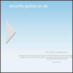 Screen shot of the Security Gate & Electronics Ltd website.