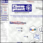 Screen shot of the Chemplant Stainless Ltd website.