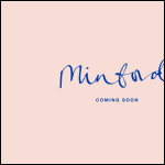 Screen shot of the Minford Ltd website.