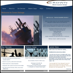 Screen shot of the Crown Salvage Ltd website.