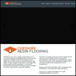 Screen shot of the Cheshire Resin Flooring Ltd website.