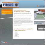 Screen shot of the Tylines Services Ltd website.