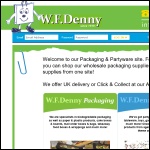 Screen shot of the W.F. Denny website.