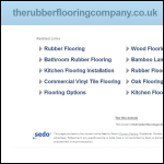 Screen shot of the The Rubber Flooring Company website.