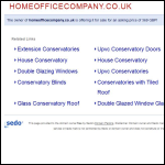 Screen shot of the The Home Office Company website.