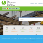 Screen shot of the The Safety Supply Company website.