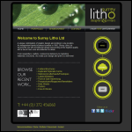 Screen shot of the Surrey Litho Ltd website.