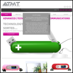 Screen shot of the The ATMT Group plc website.