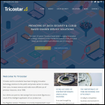 Screen shot of the Tricostar Ltd website.