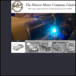 Screen shot of the The Hutson Motor Co. Ltd website.
