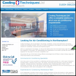 Screen shot of the Cooling Techniques website.