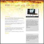 Screen shot of the Vox|ego website.