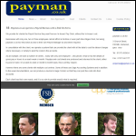 Screen shot of the Payman.co.uk Ltd website.