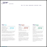 Screen shot of the Tfw Printers Ltd website.