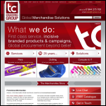 Screen shot of the T C Group Ltd website.