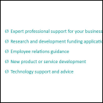 Screen shot of the Applied Management Technology Ltd website.