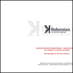 Screen shot of the Bohemian Commerce Company website.