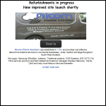 Screen shot of the Nicom Phone Systems website.